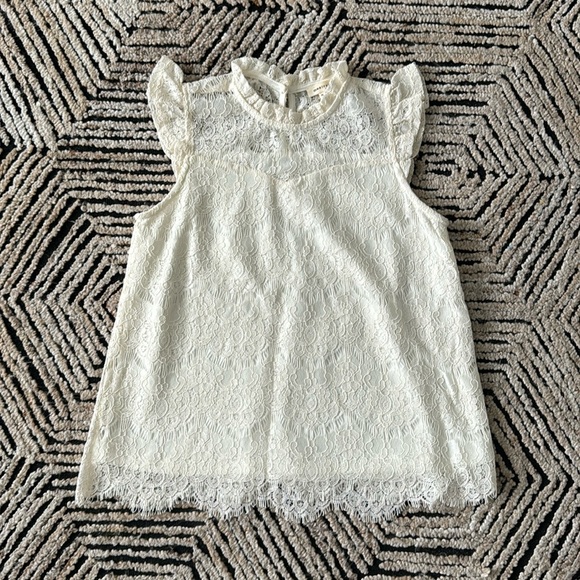 Monteau Other - *2 for $30* Gorgeous lace top, girls sz L, like new